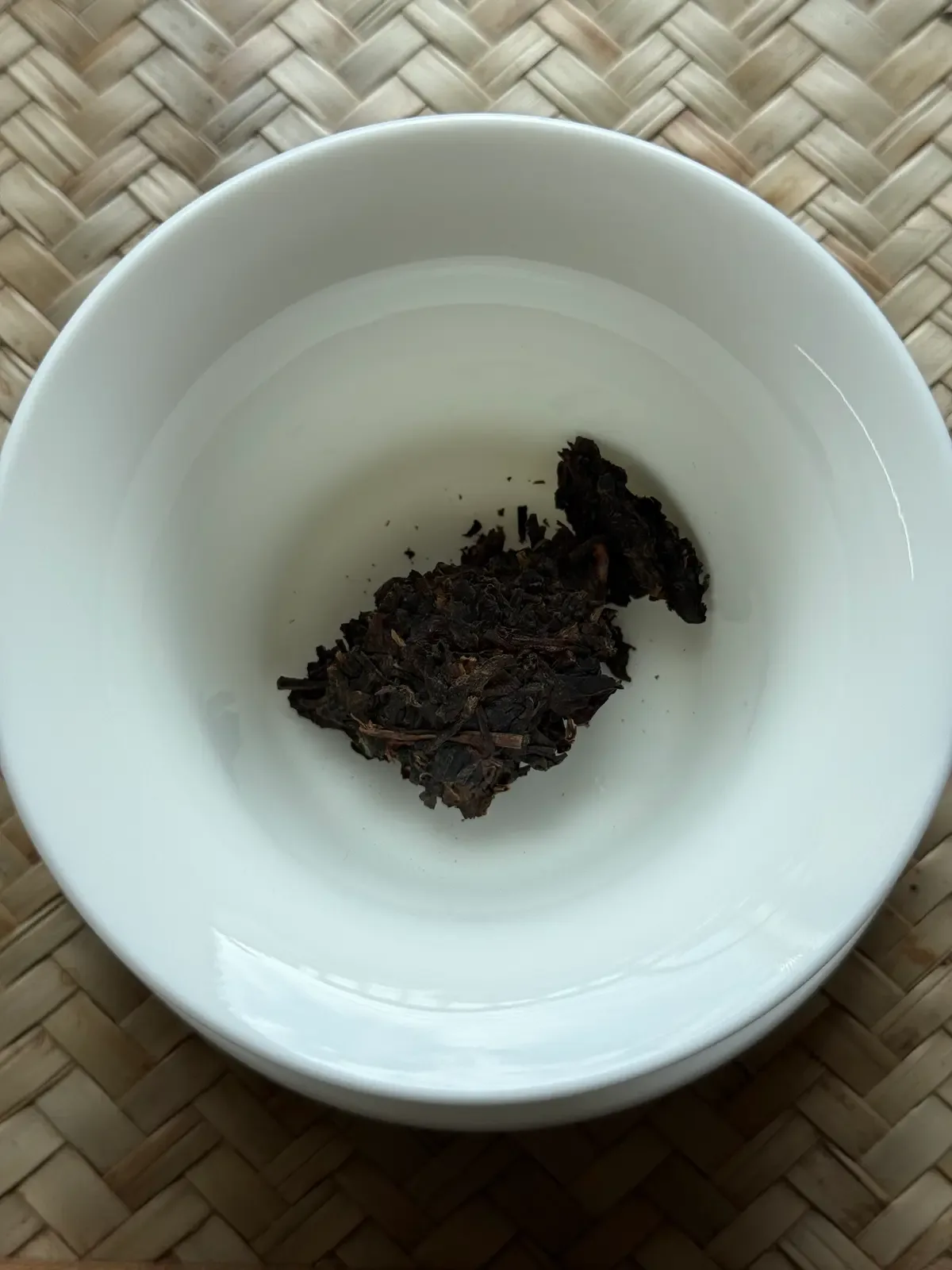 2006 Zhong Cha 8001 dry leaf — CNNP factory cake, 20 years of dry storage